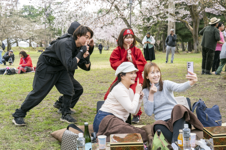 手ぶらで観桜会2025の様子