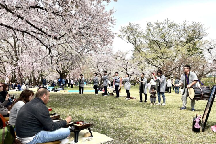 手ぶらで観桜会2025の様子