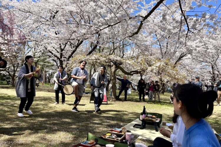 手ぶらで観桜会2025の様子